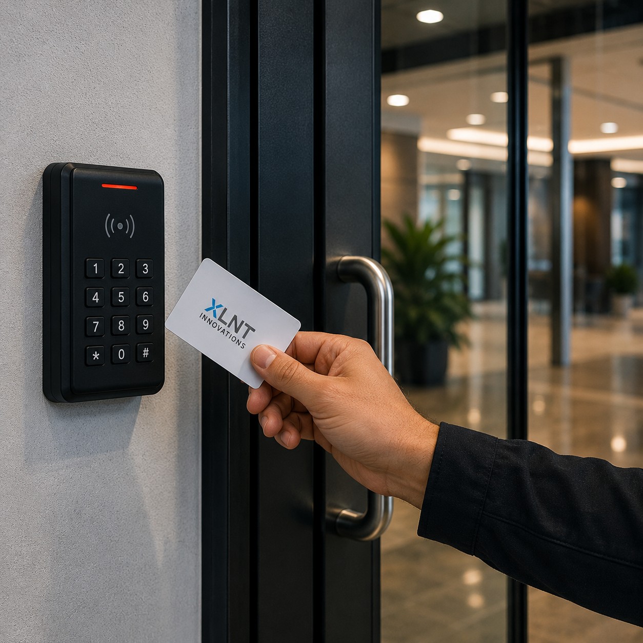 Commercial door access control system