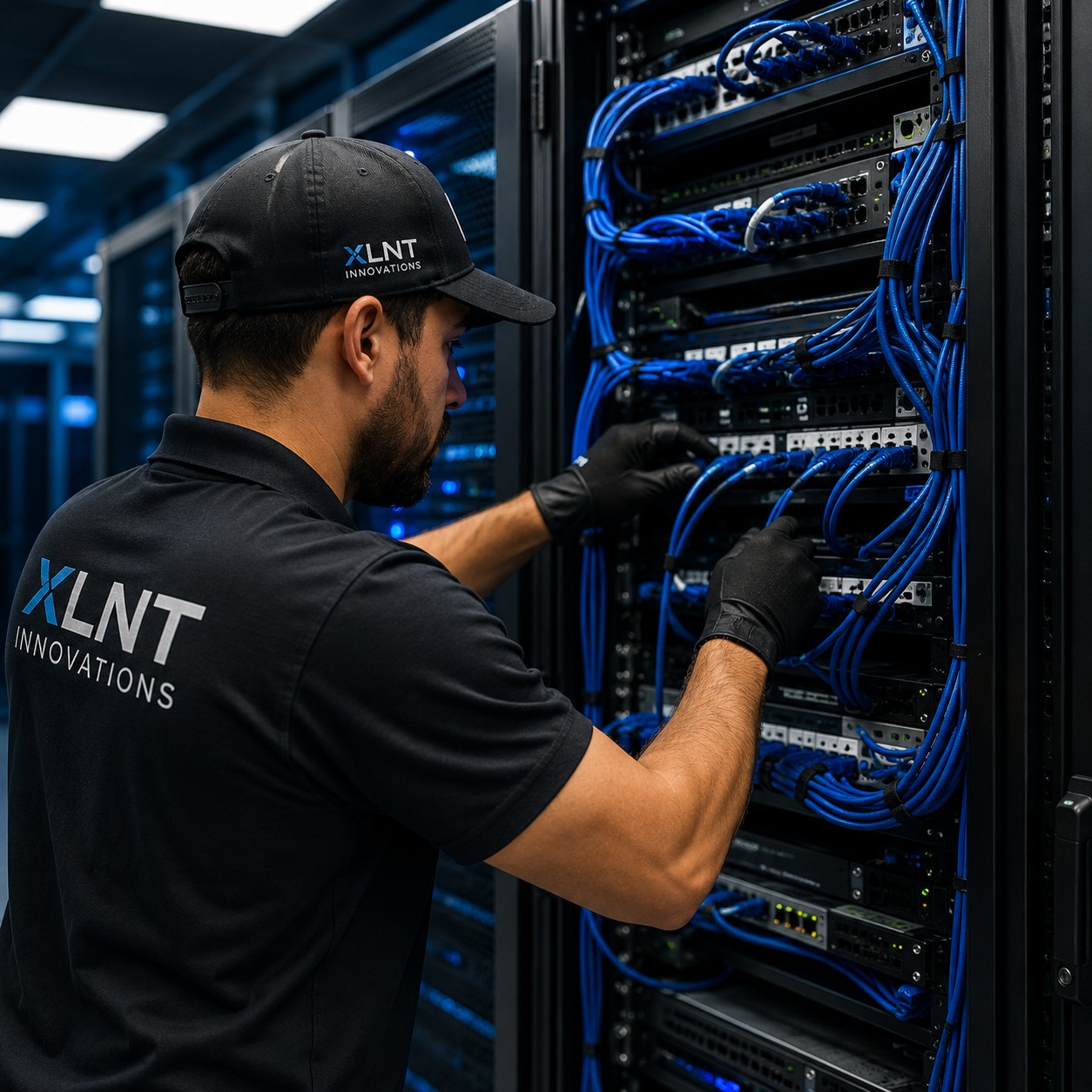 Structured cabling installation